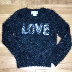 Piper Girls size 6/6x Fuzzy Sweater Very Soft